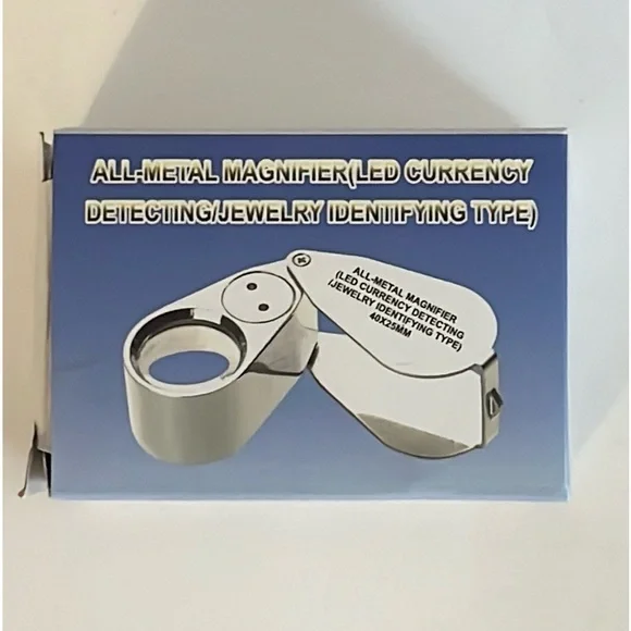All - metal magnifier - led currency detecting/ jewelry identifying type - Picture 7 of 8